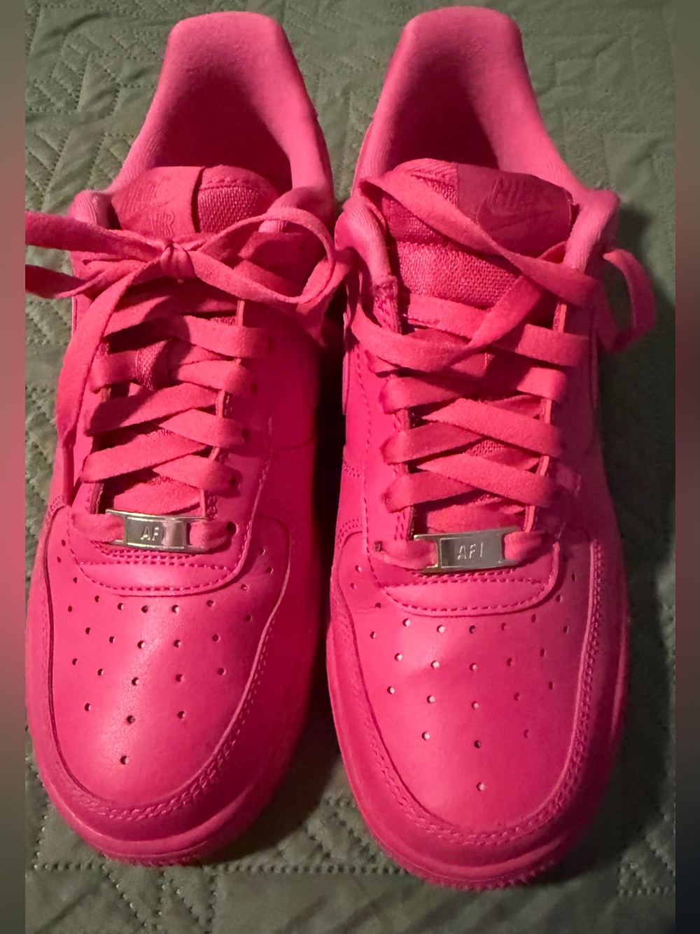 Nike Air Force 1 ’07 Fireberry Fierce Pink Women’s 7 EUC